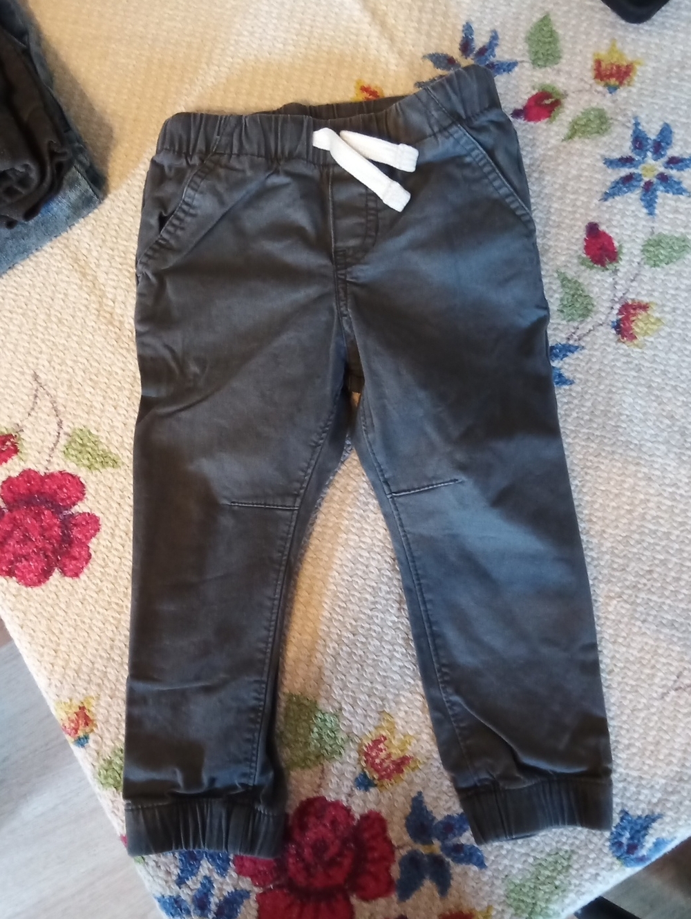 Cat & Jack Dark Charcoal Drawstring Joggers